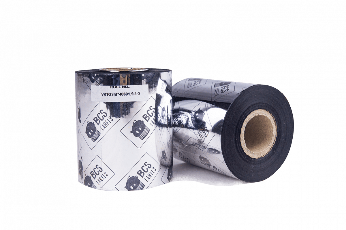 Ribbon Cera Negro 75mm x 300m - Imagen 3