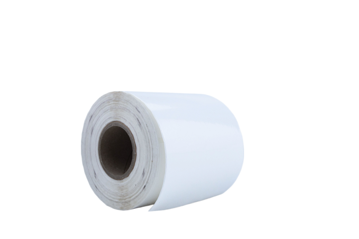 Rollo de 500 Etiquetas Polipropileno Blanco 100 x 120mm - Imagen 1