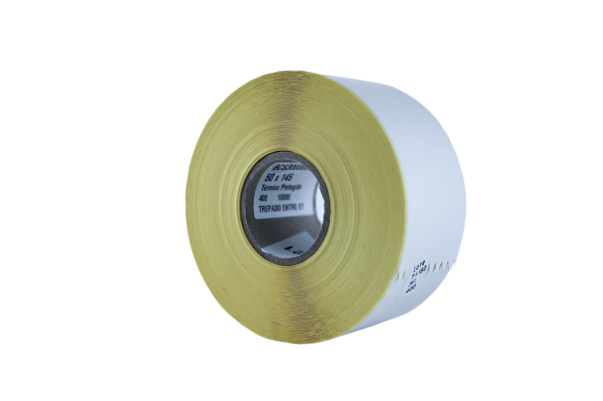 Rollo de 400 Etiquetas Térmicas Protegidas 50 x 145mm - Imagen 1