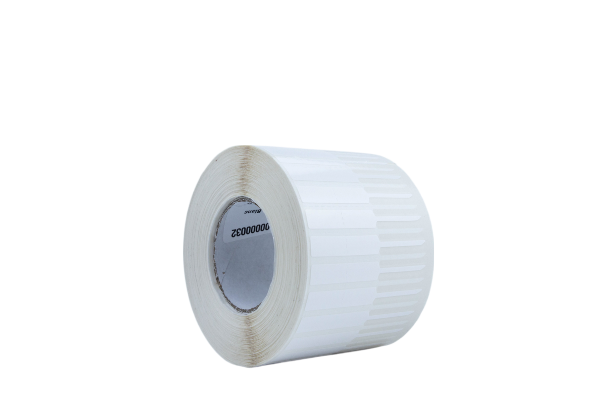 Rollo de 4000 Etiquetas Polipropileno Blanco 65 x 8mm - Imagen 1