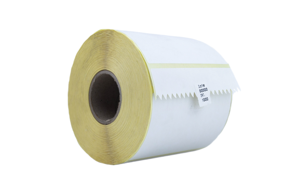 Rollo de 1000 Etiquetas Blanco Mate 100 x 65mm - Imagen 1