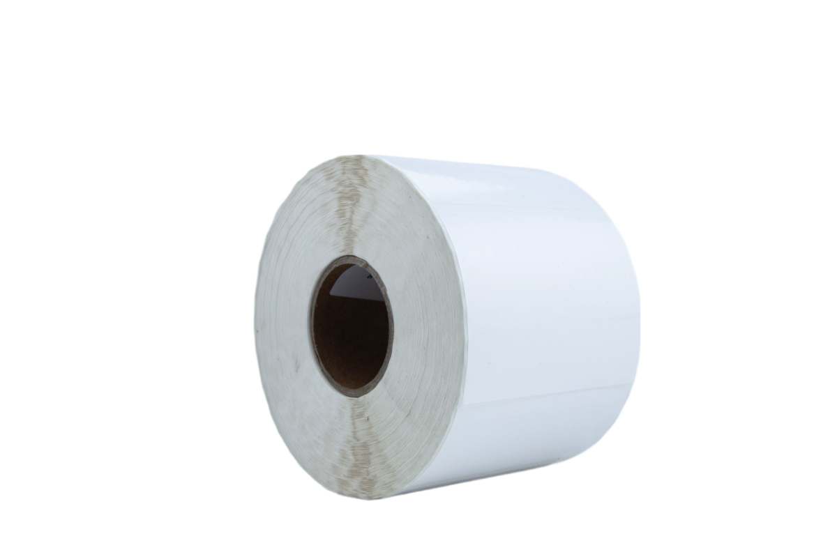 Rollo de 1000 Etiquetas Polipropileno Blanco 80 x 60mm - Imagen 1