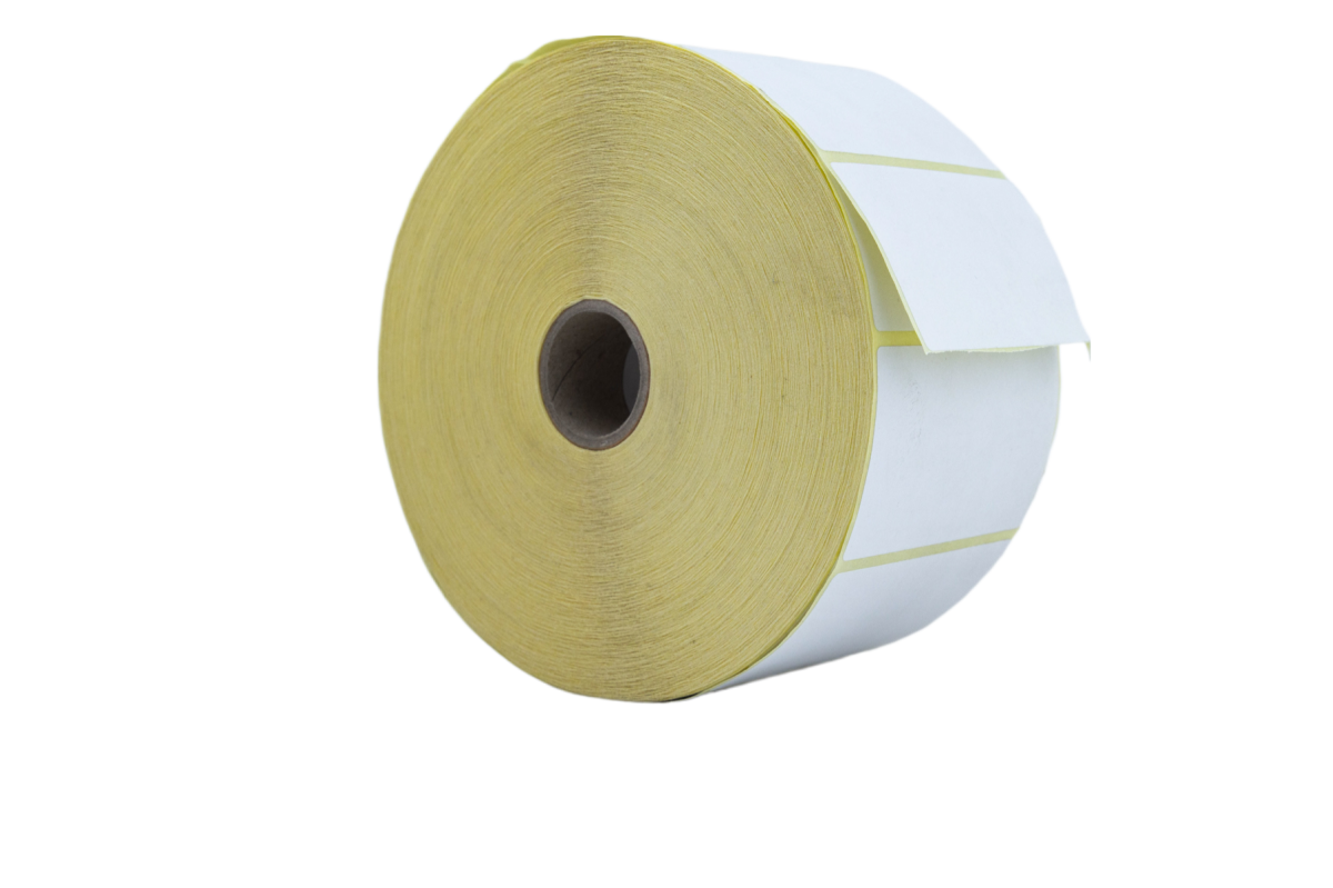 Rollo de 2500 Etiquetas Blanco Mate 65 x 40mm - Imagen 1