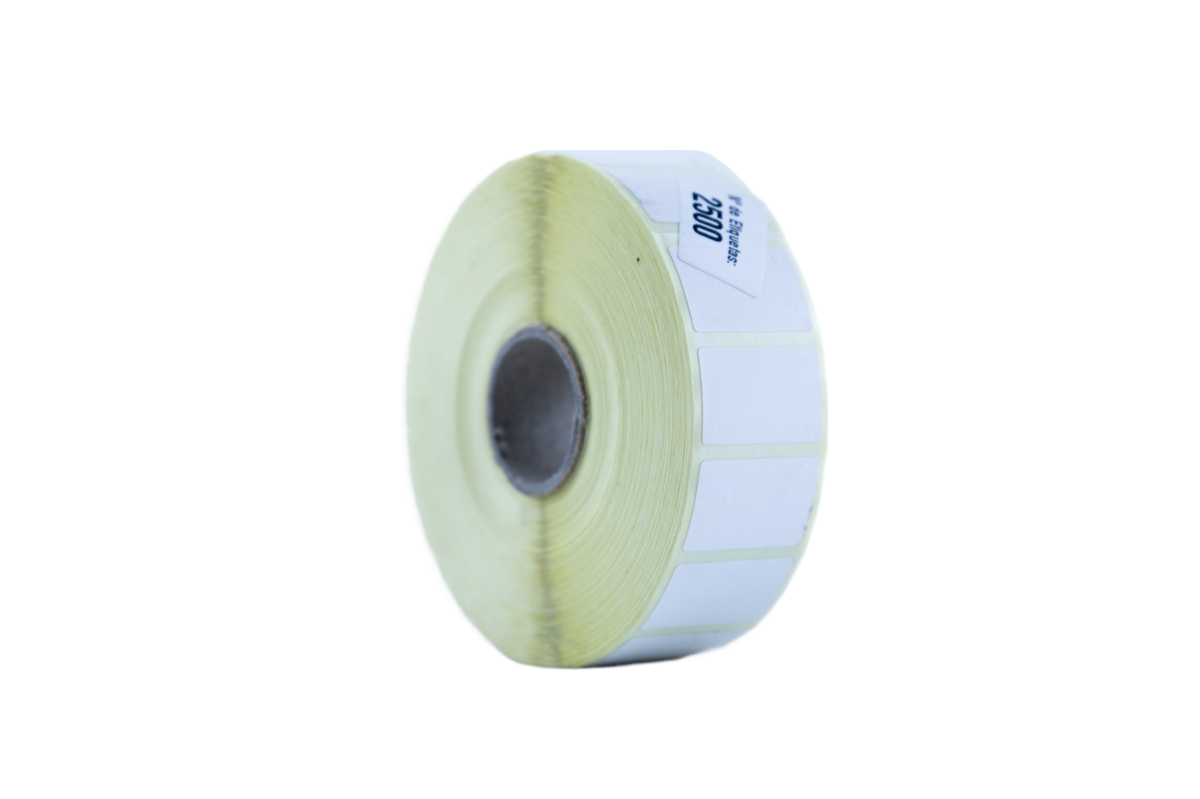 Rollo de 2500 Etiquetas Térmicas Normal 25 x 16mm - Imagen 1